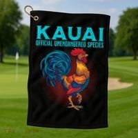 Kauai Chicken Golf Towel thumb 1