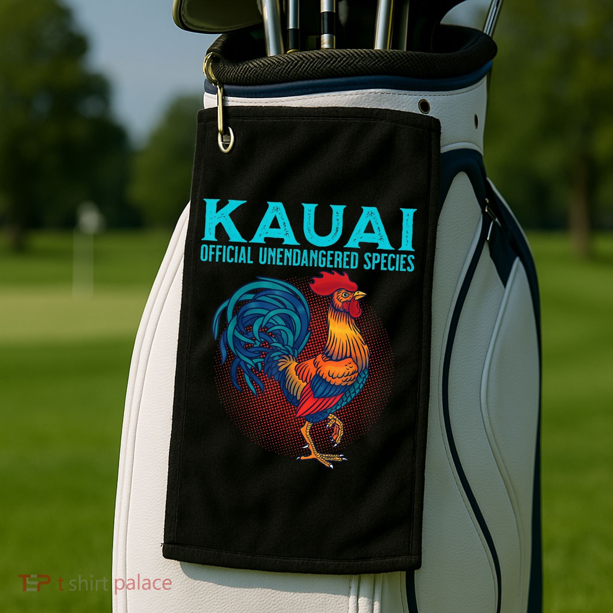 Kauai Chicken Golf Towel