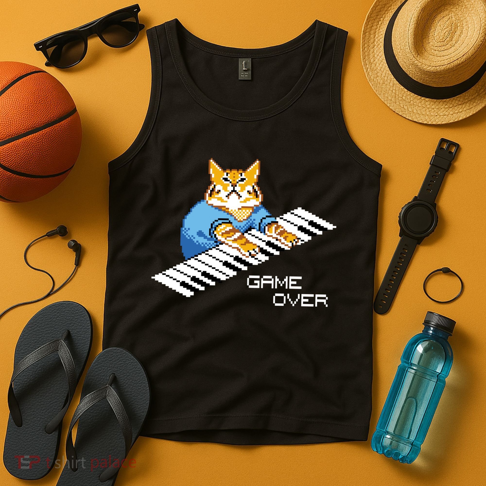 Keyboard Cat Tank Top