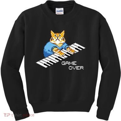 Keyboard Cat Kids Sweatshirt