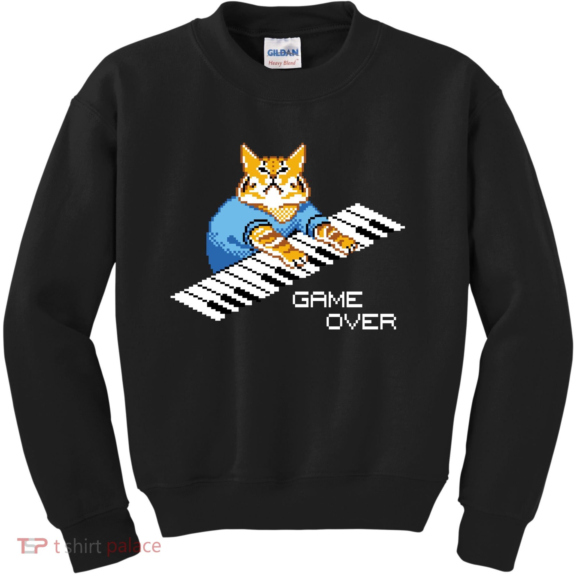 Keyboard Cat Kids Sweatshirt