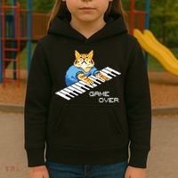 Keyboard Cat Kids Hoodie thumb 3