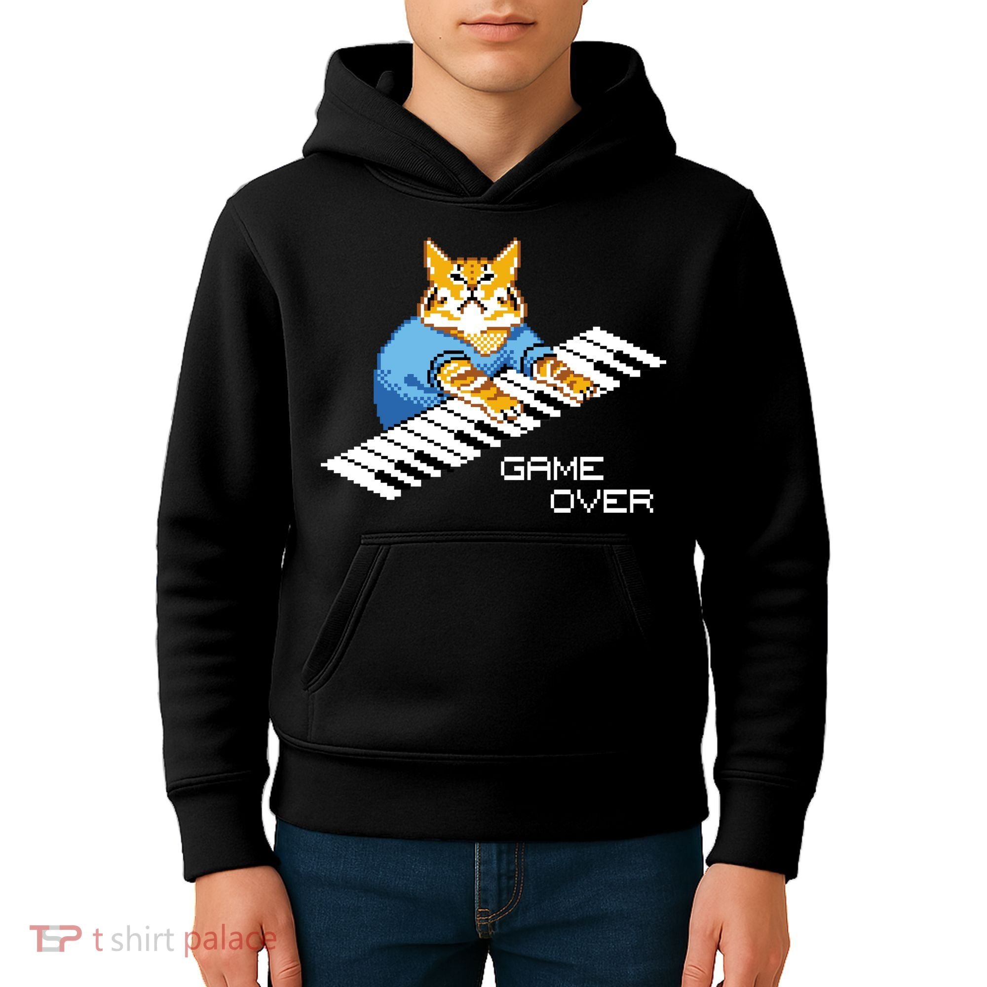 Keyboard Cat Kids Hoodie