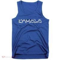 Kamala Cat Letters Typography Font Original Gift Tank Top thumb 0