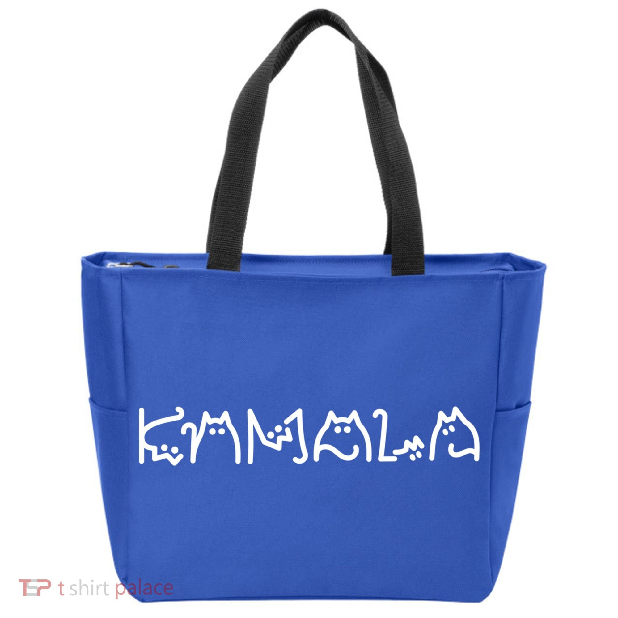 Kamala Cat Letters Typography Font Original Gift Tote Bag