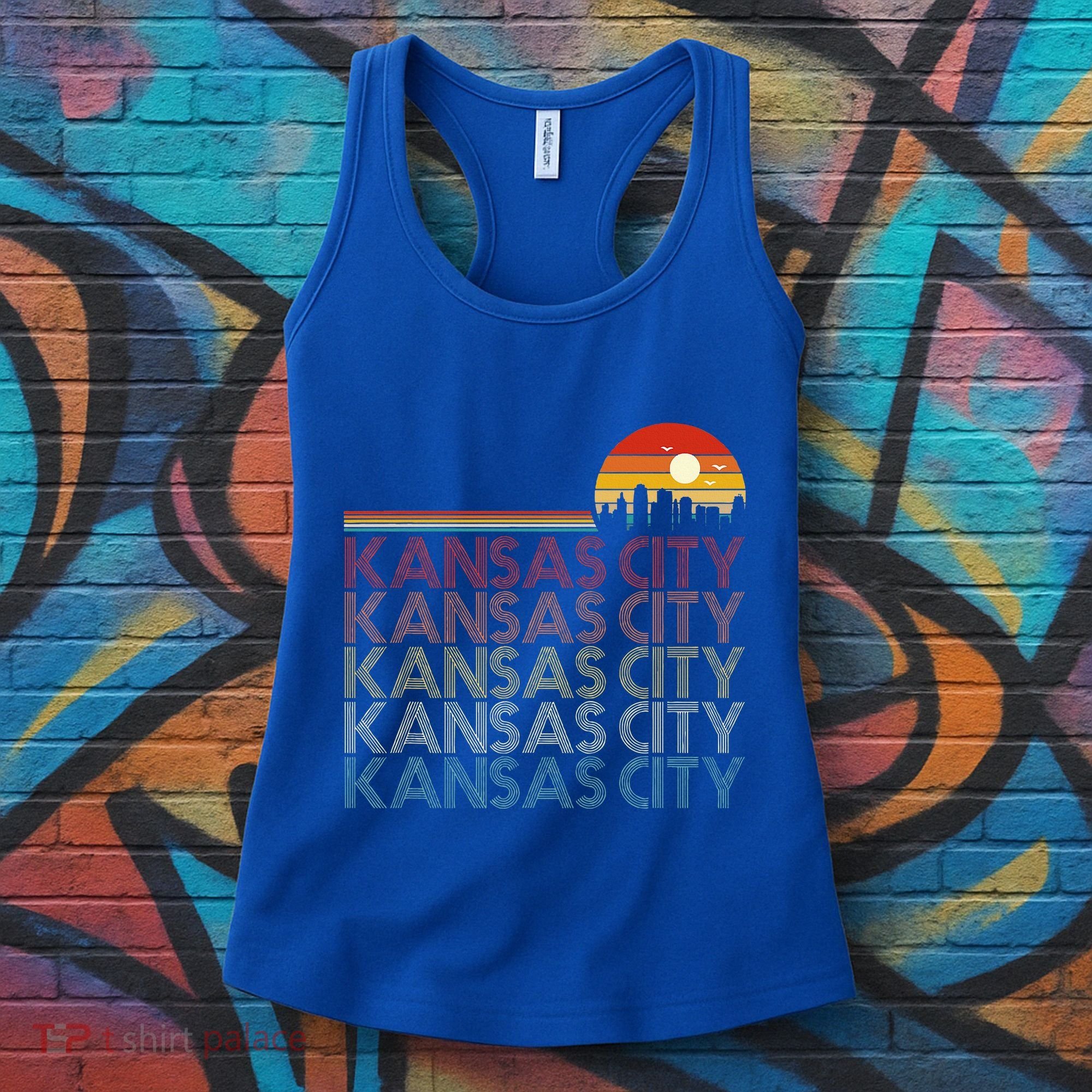 Kansas City Missouri 80s Style Kansas City Women's Tank Top