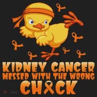 Kidney Cancer Messed With The Wrong Chick Women's Sweatshirt thumb 2