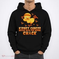 Kidney Cancer Messed With The Wrong Chick Hoodie thumb 0