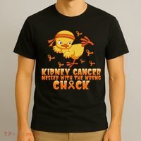 Kidney Cancer Messed With The Wrong Chick T-Shirt thumb 3