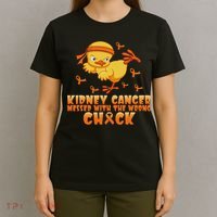 Kidney Cancer Messed With The Wrong Chick T-Shirt thumb 4