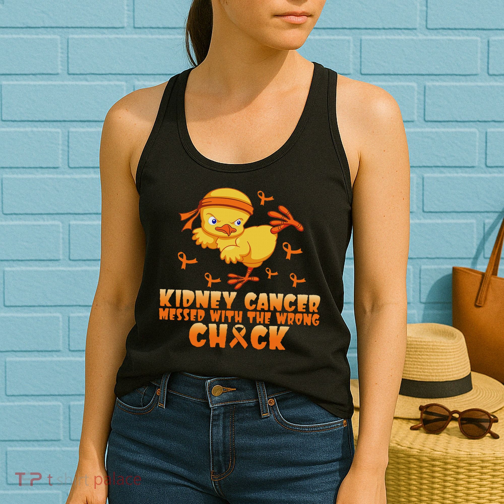 Kidney Cancer Messed With The Wrong Chick Women's Tank Top