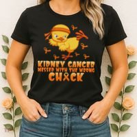 Kidney Cancer Messed With The Wrong Chick Women's T-Shirt thumb 2
