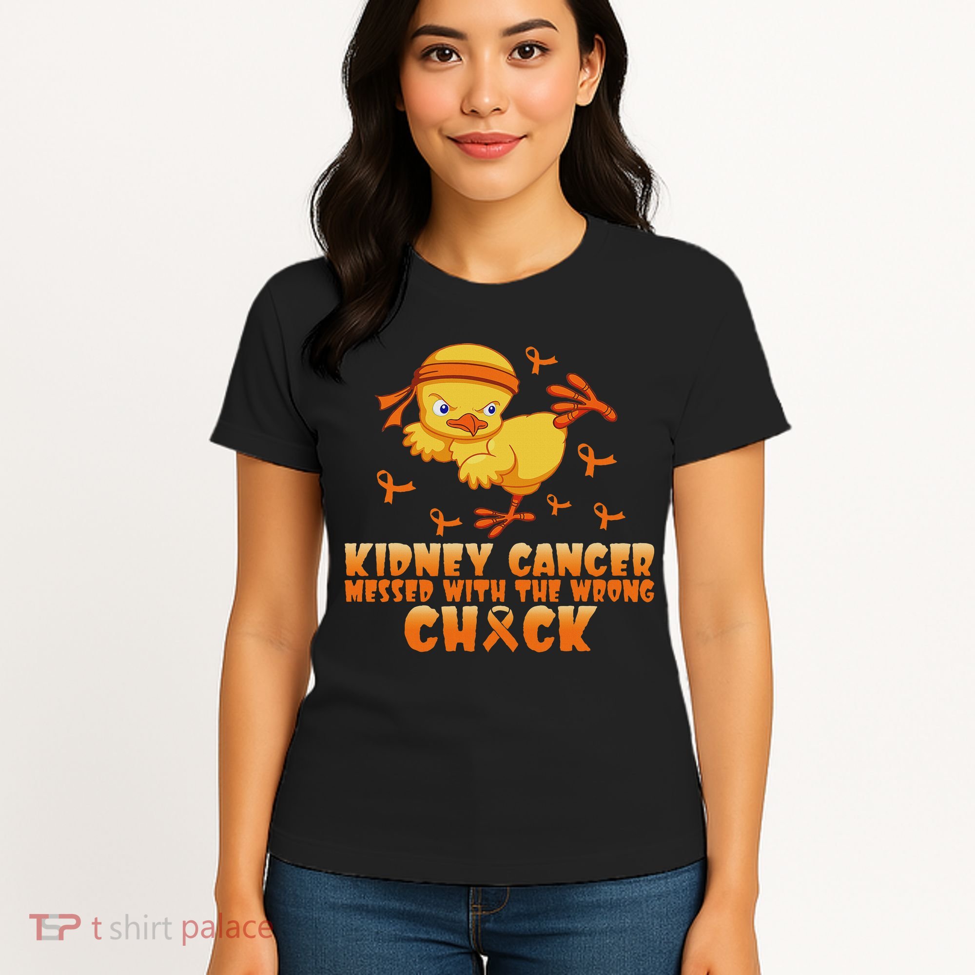 Kidney Cancer Messed With The Wrong Chick Women's T-Shirt