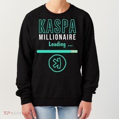 Kaspa Crypto Millionaire Loading Digital Bullrun Kaspa Miner Women's Sweatshirt