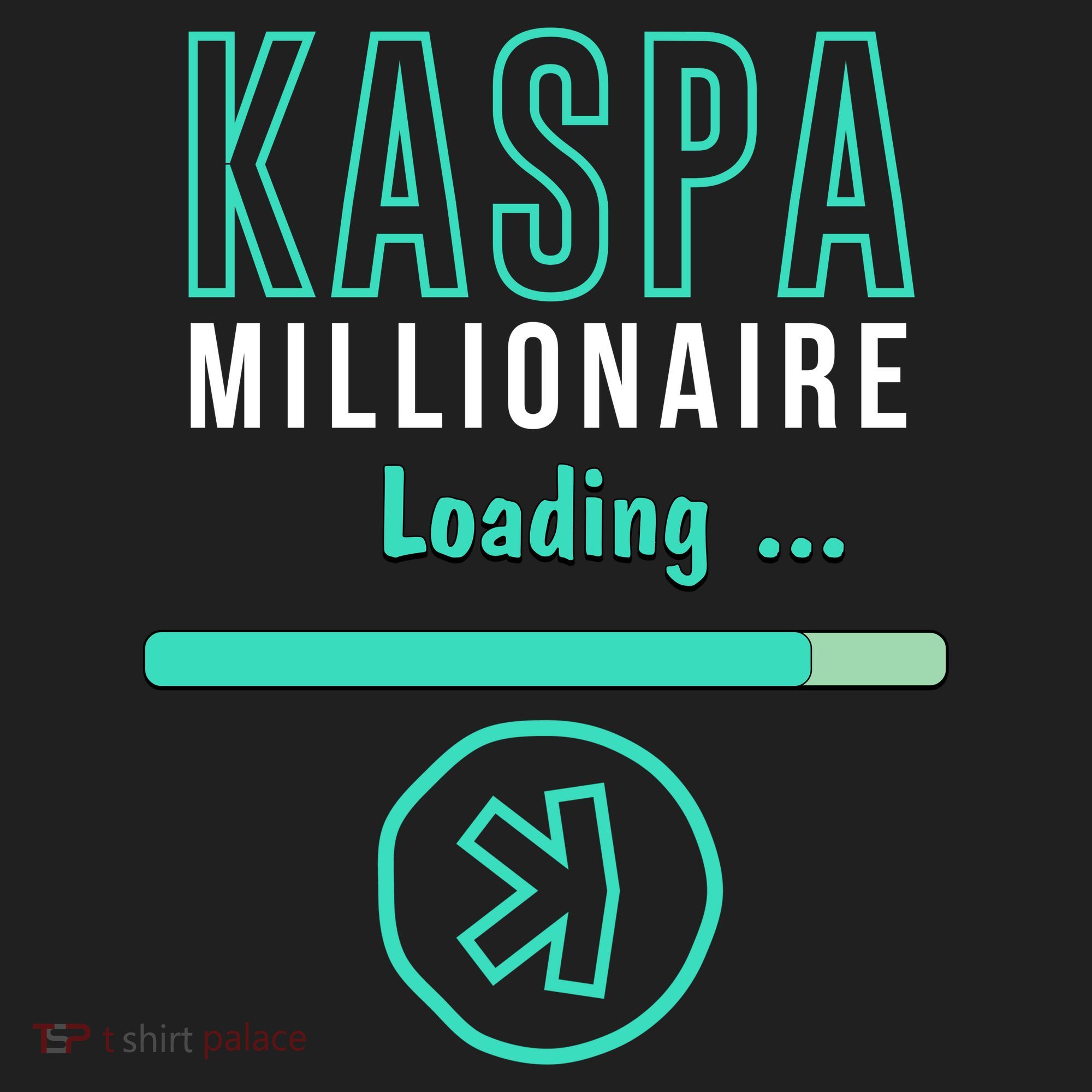 Kaspa Crypto Millionaire Loading Digital Bullrun Kaspa Miner Women's Sweatshirt