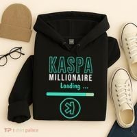 Kaspa Crypto Millionaire Loading Digital Bullrun Kaspa Miner Hoodie thumb 4