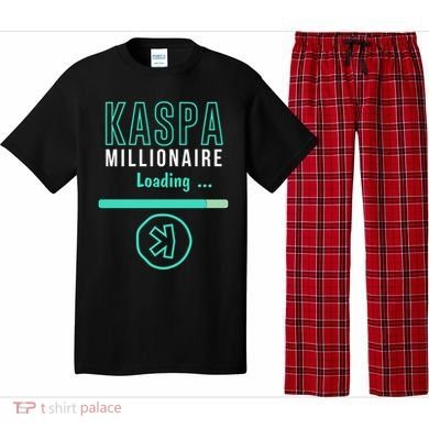 Kaspa Crypto Millionaire Loading Digital Bullrun Kaspa Miner Pajama Set
