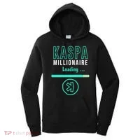 Kaspa Crypto Millionaire Loading Digital Bullrun Kaspa Miner Women's Hoodie thumb 0