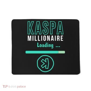 Kaspa Crypto Millionaire Loading Digital Bullrun Kaspa Miner Mousepad
