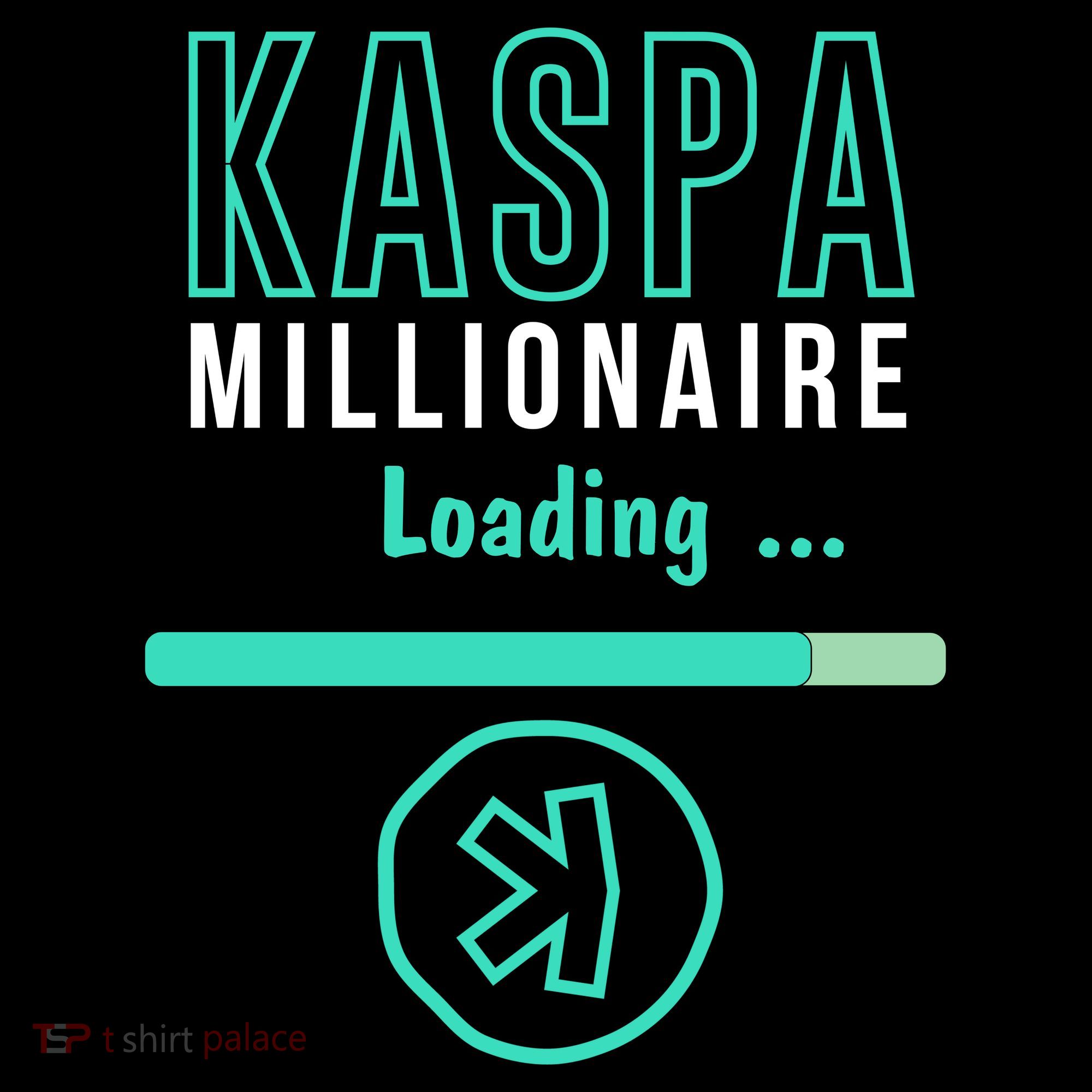 Kaspa Crypto Millionaire Loading Digital Bullrun Kaspa Miner Mousepad