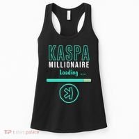 Kaspa Crypto Millionaire Loading Digital Bullrun Kaspa Miner Women's Tank Top thumb 0