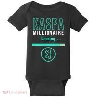 Kaspa Crypto Millionaire Loading Digital Bullrun Kaspa Miner Baby Bodysuit thumb 0