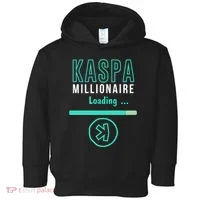 Kaspa Crypto Millionaire Loading Digital Bullrun Kaspa Miner Toddler Hoodie thumb 0