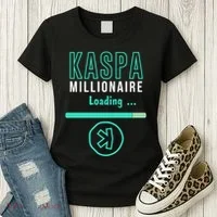 Kaspa Crypto Millionaire Loading Digital Bullrun Kaspa Miner Women's T-Shirt thumb 3