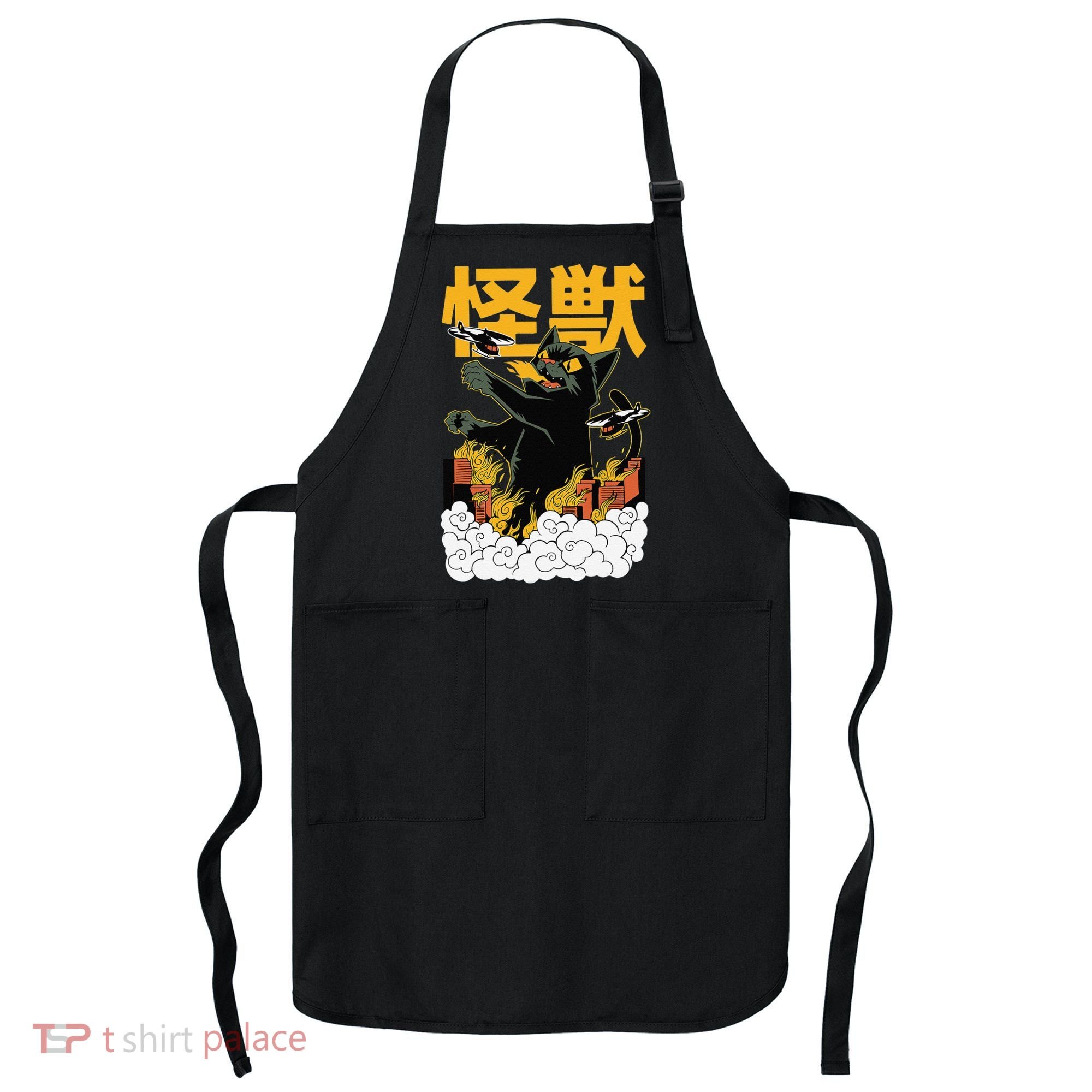 Kaiju Cat Monster - Anime Japanese Monster Apron
