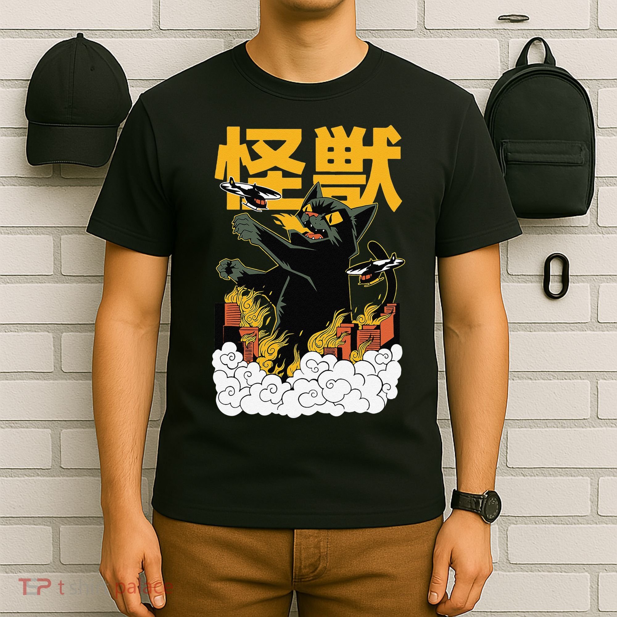 Kaiju Cat Monster - Anime Japanese Monster T-Shirt