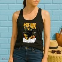 Kaiju Cat Monster - Anime Japanese Monster Women's Tank Top thumb 2
