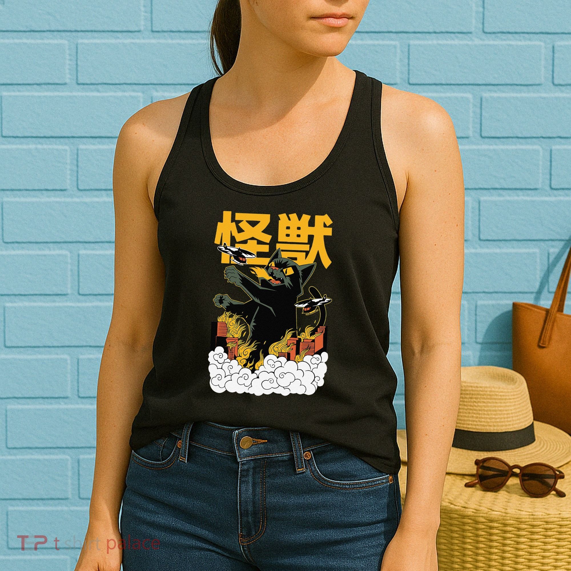 Kaiju Cat Monster - Anime Japanese Monster Women's Tank Top