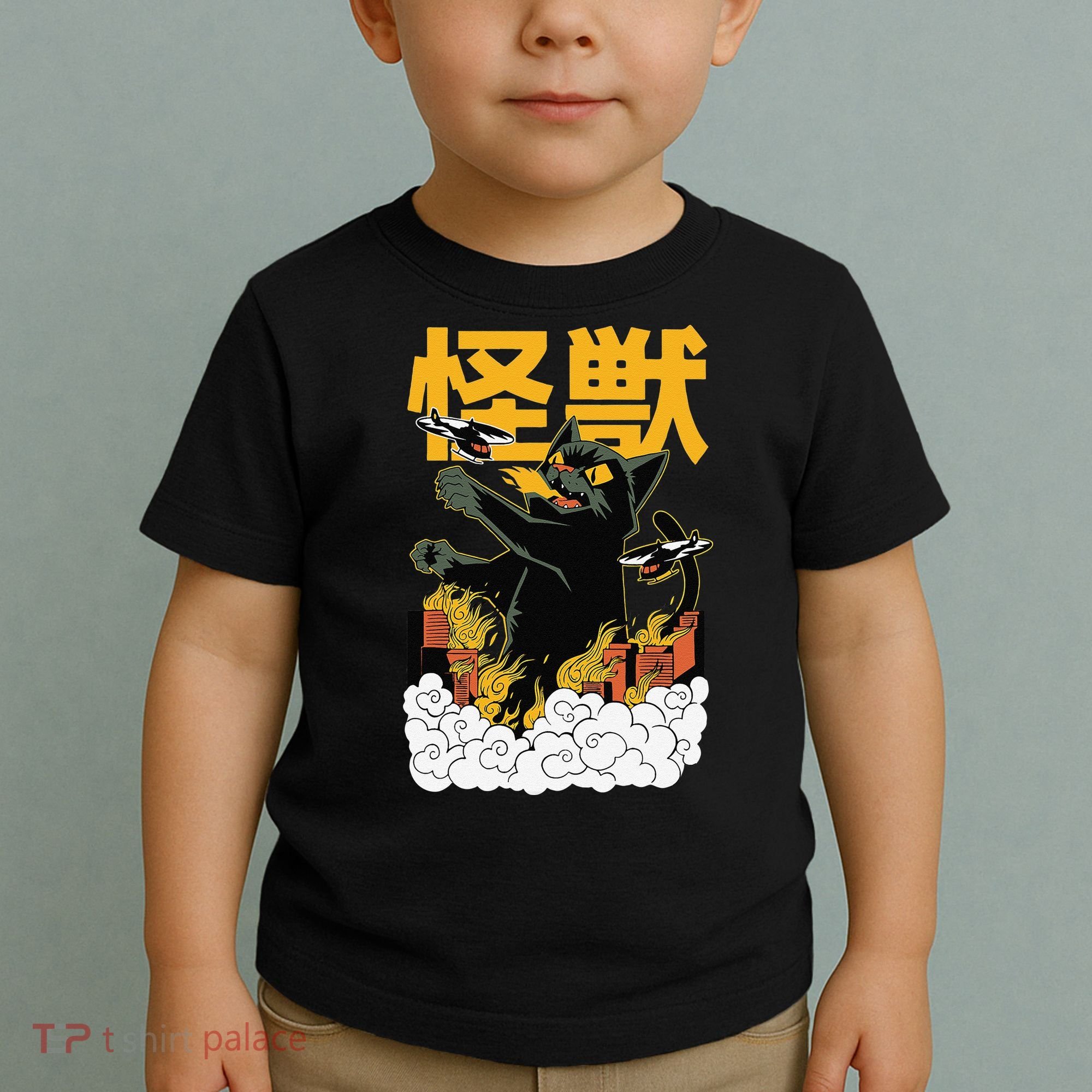 Kaiju Cat Monster - Anime Japanese Monster Toddler T-Shirt