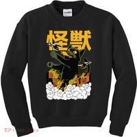 Kaiju Cat Monster - Anime Japanese Monster Kids Sweatshirt thumb 0