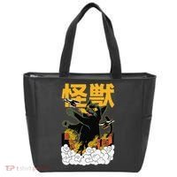 Kaiju Cat Monster - Anime Japanese Monster Tote Bag thumb 0