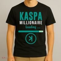Kaspa Crypto Millionaire Loading Kaspa Miner Digital Bullrun T-Shirt thumb 3