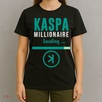 Kaspa Crypto Millionaire Loading Kaspa Miner Digital Bullrun T-Shirt thumb 4