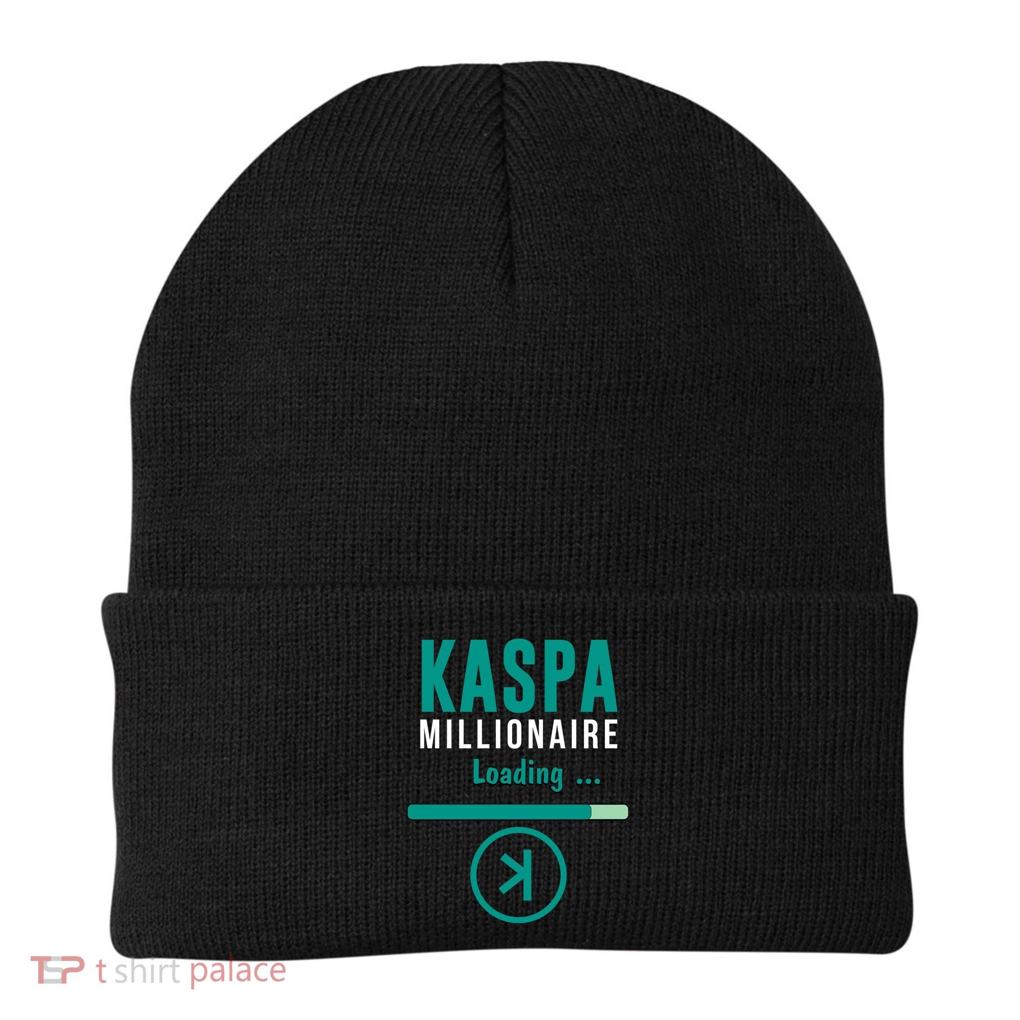 Kaspa Crypto Millionaire Loading Kaspa Miner Digital Bullrun Beanie