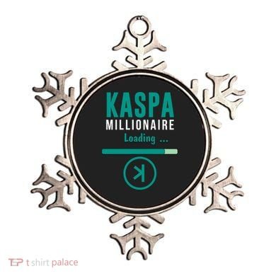 Kaspa Crypto Millionaire Loading Kaspa Miner Digital Bullrun Ornament