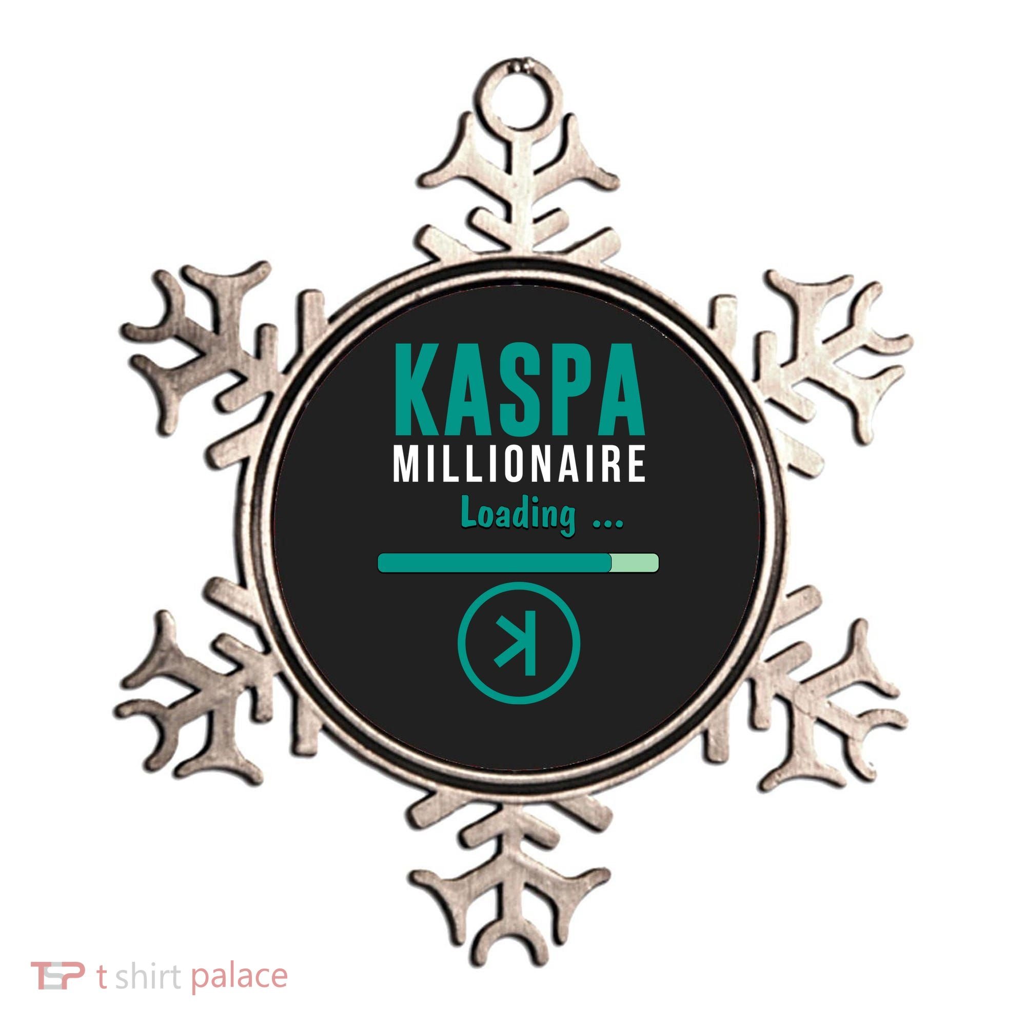 Kaspa Crypto Millionaire Loading Kaspa Miner Digital Bullrun Ornament