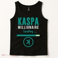 Kaspa Crypto Millionaire Loading Kaspa Miner Digital Bullrun Tank Top thumb 2