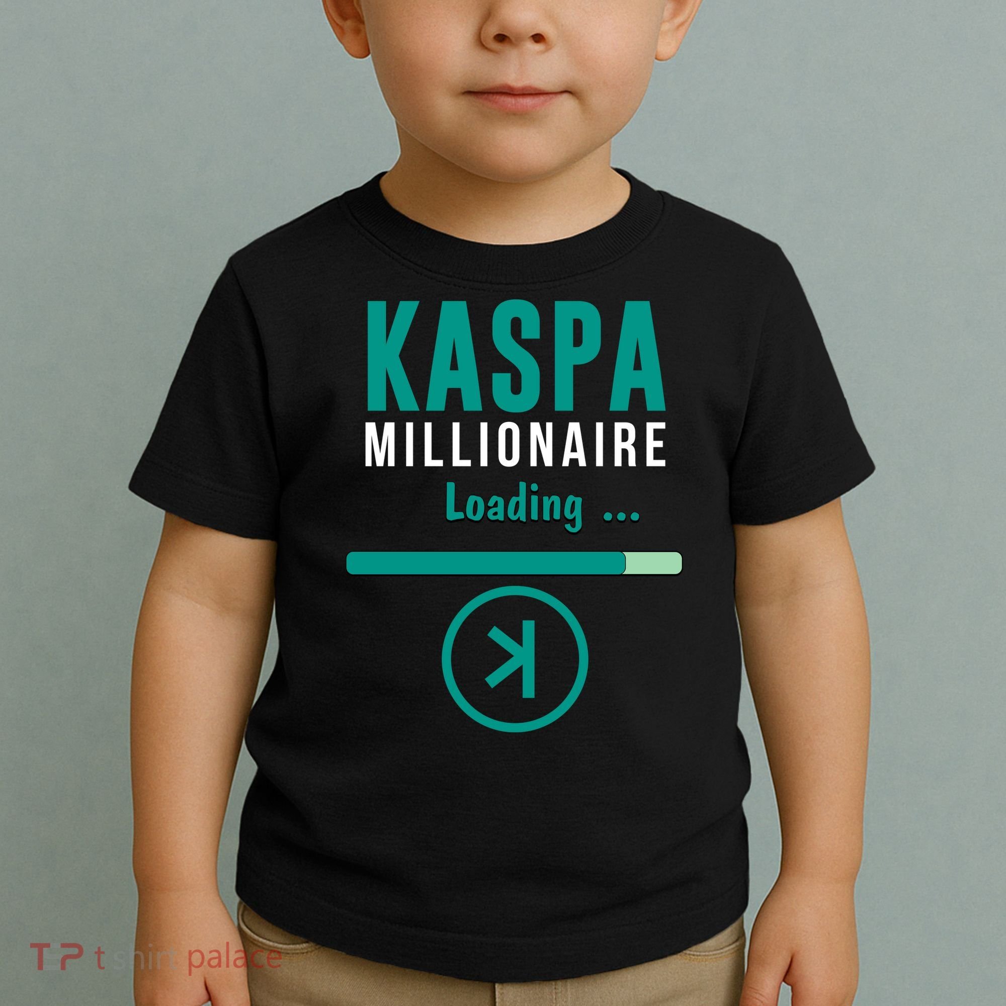 Kaspa Crypto Millionaire Loading Kaspa Miner Digital Bullrun Toddler T-Shirt