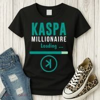 Kaspa Crypto Millionaire Loading Kaspa Miner Digital Bullrun Women's T-Shirt thumb 3