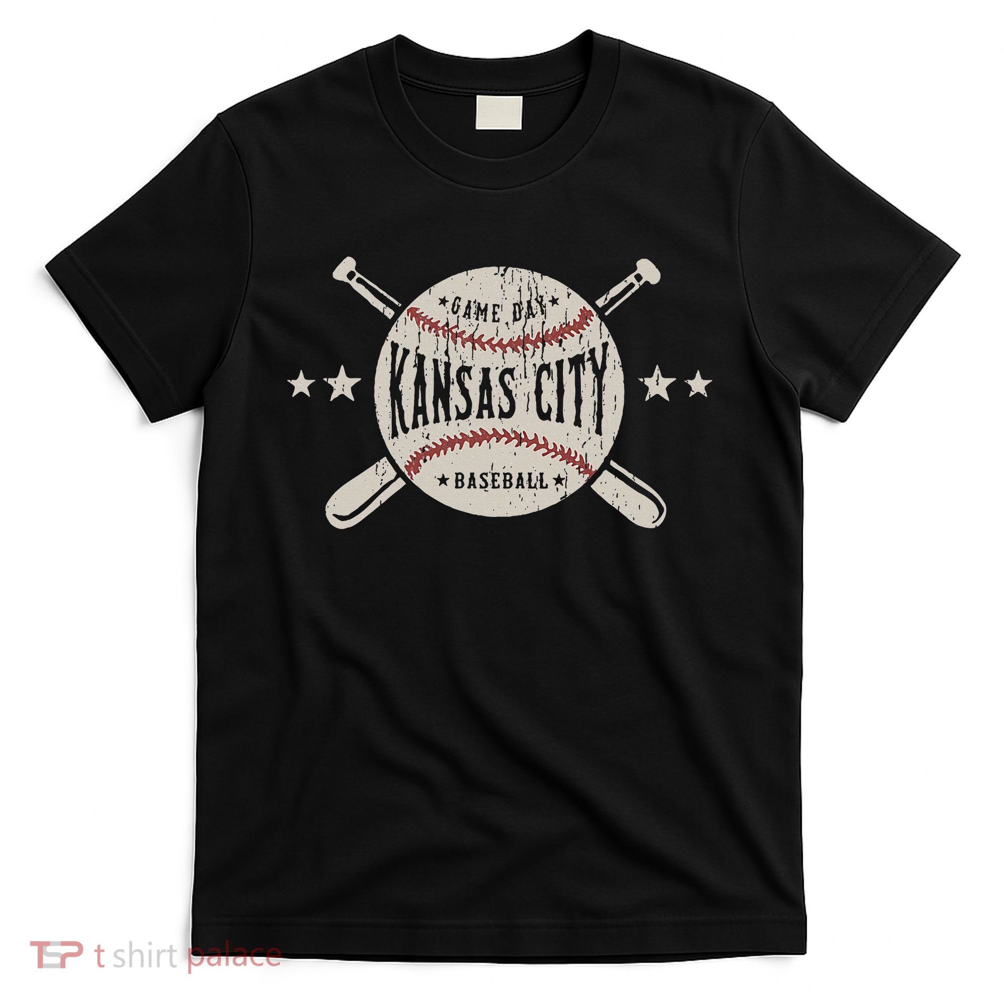 Kansas City Missouri Kc Vintage Baseball T-Shirt