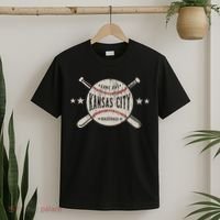 Kansas City Missouri Kc Vintage Baseball T-Shirt thumb 2