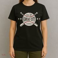 Kansas City Missouri Kc Vintage Baseball T-Shirt thumb 4
