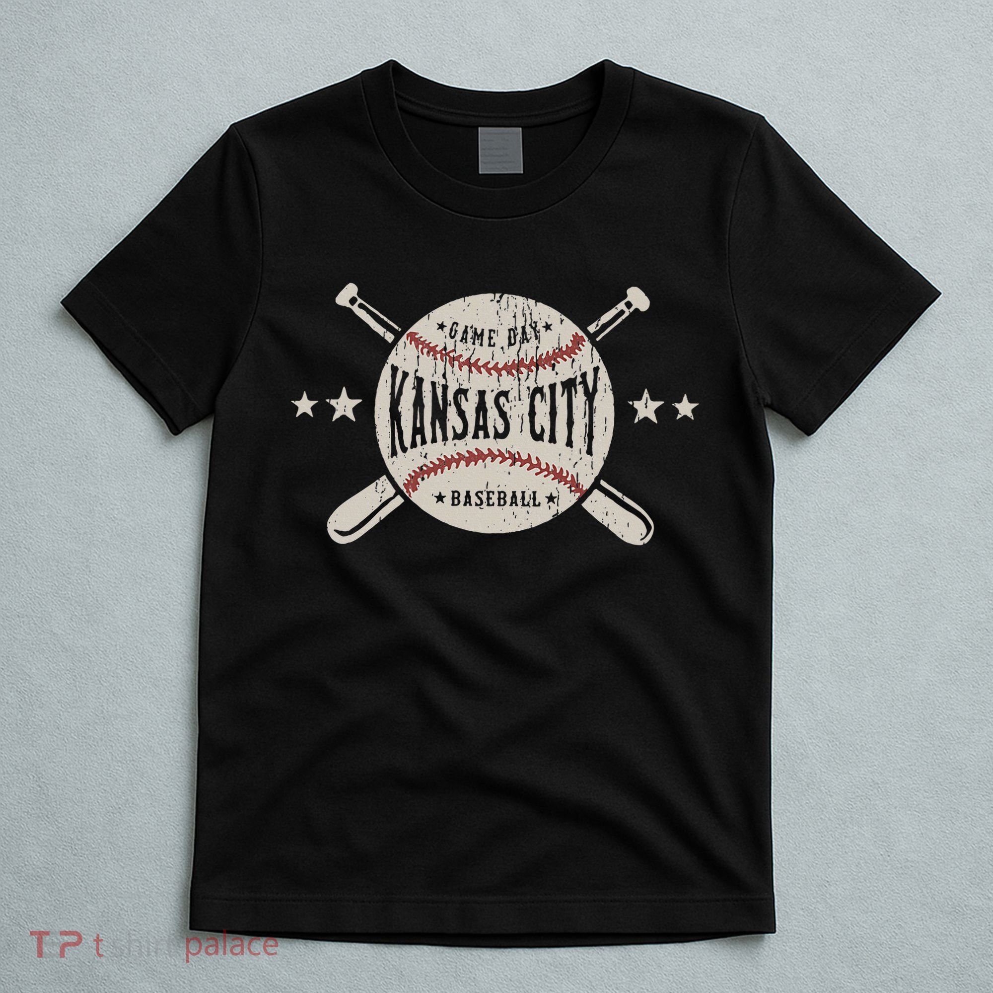 Kansas City Missouri Kc Vintage Baseball T-Shirt