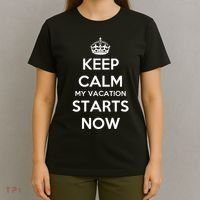 Keep Calm My Vacation Starts Now T-Shirt thumb 4