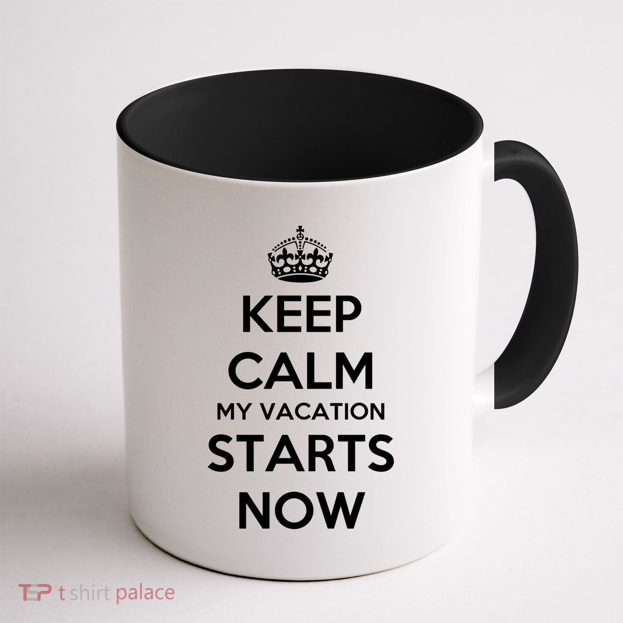 Keep Calm My Vacation Starts Now Coffee Mug