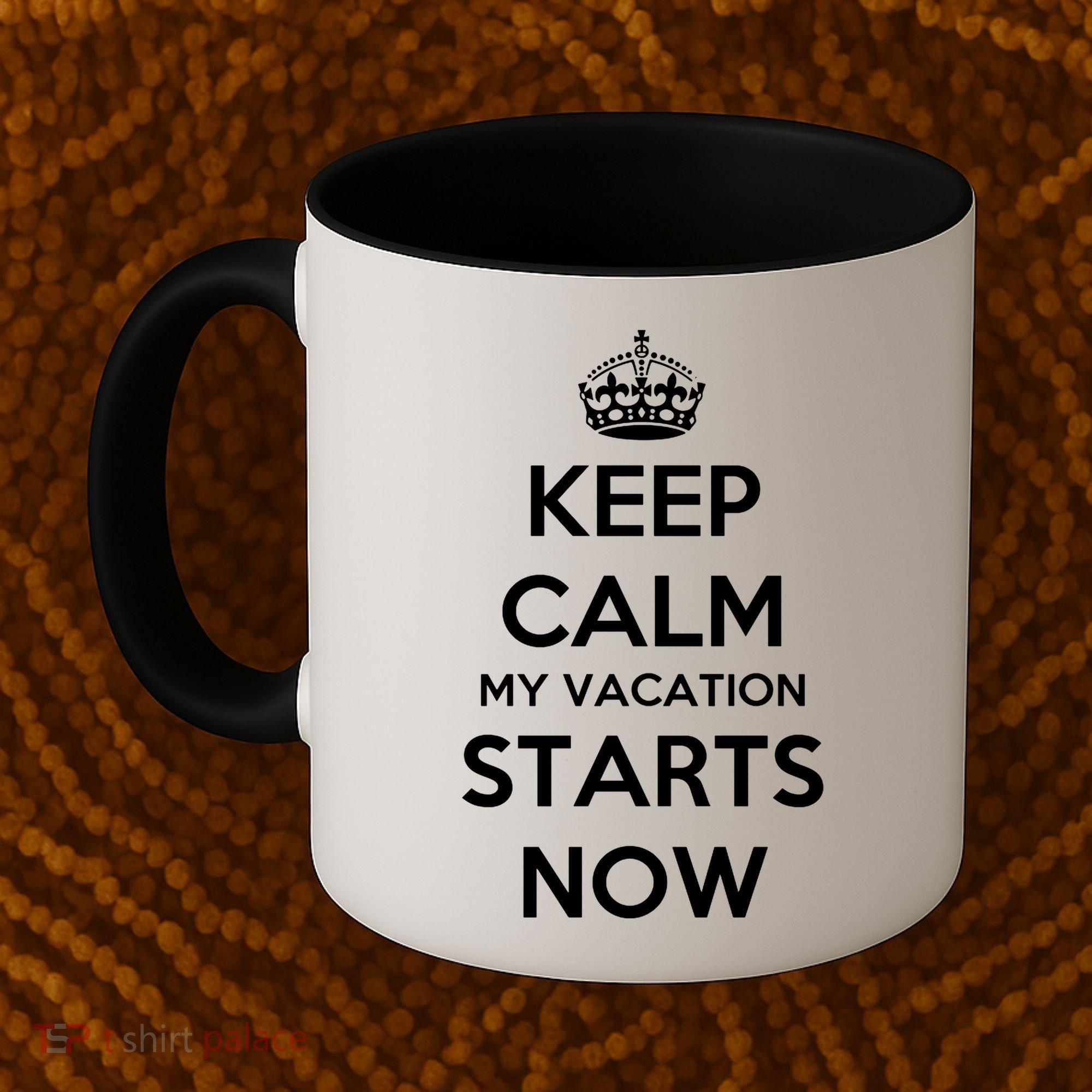 Keep Calm My Vacation Starts Now Coffee Mug